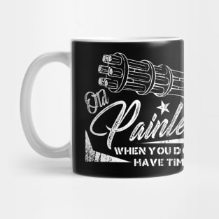 Old Painless, distressed Mug